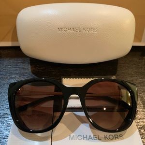 NWOT Authentic Michael Kors Black&Gold Sunglasses